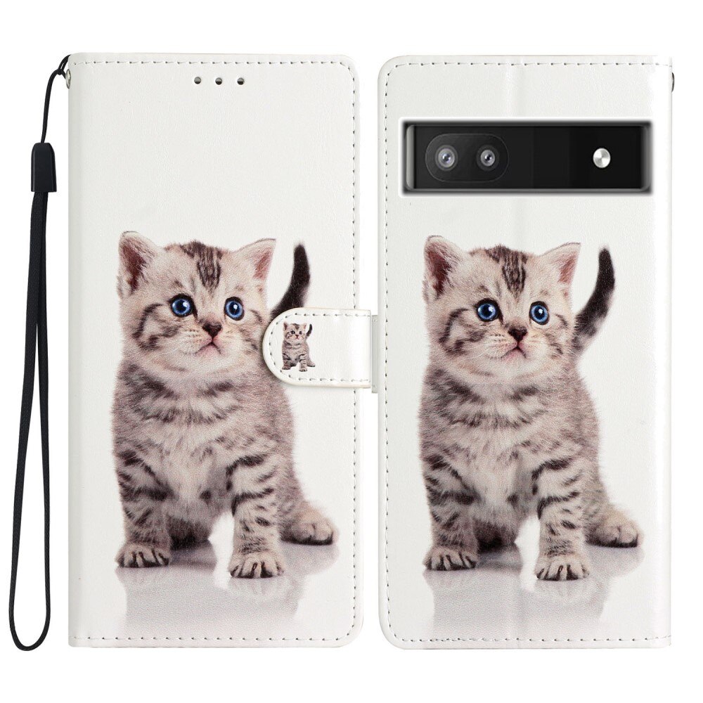 Google Pixel 6a Smartphonehoesje Kitten