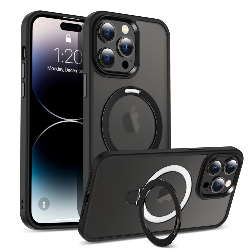 iPhone 15 Pro Max Hybridcase MagSafe Ring zwart