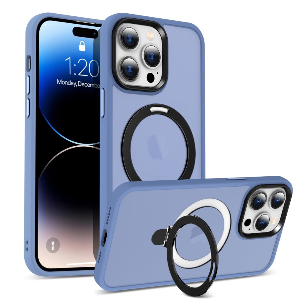 iPhone 14 Pro Hybridcase MagSafe Ring Blauw