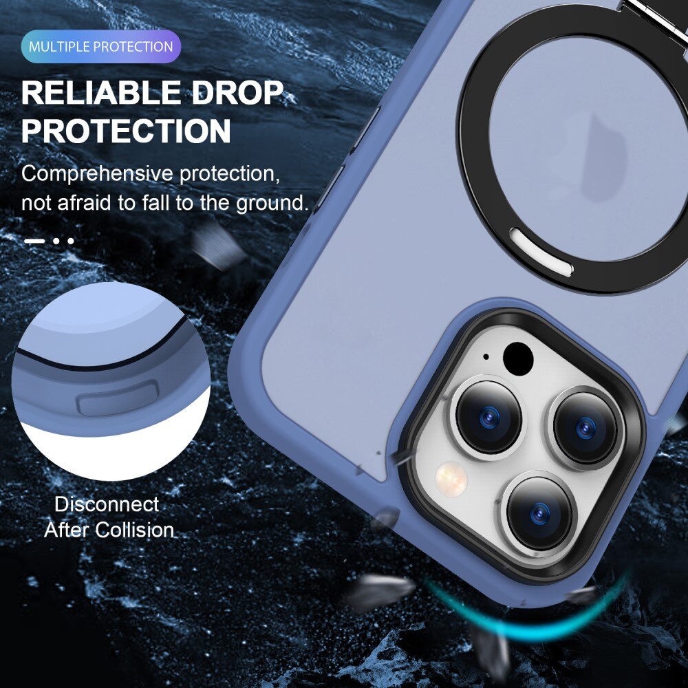 iPhone 14 Pro Hybridcase MagSafe Ring Blauw