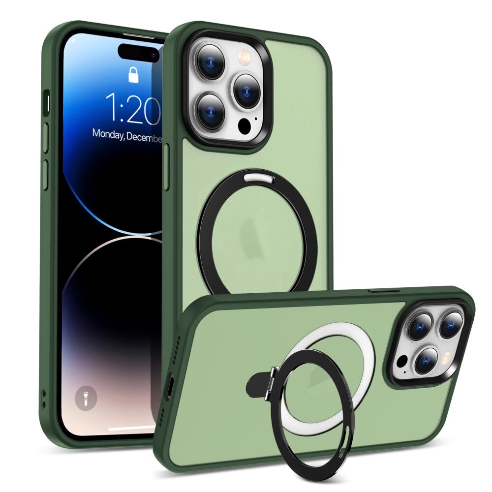 iPhone 14 Pro Hybridcase MagSafe Ring Groen