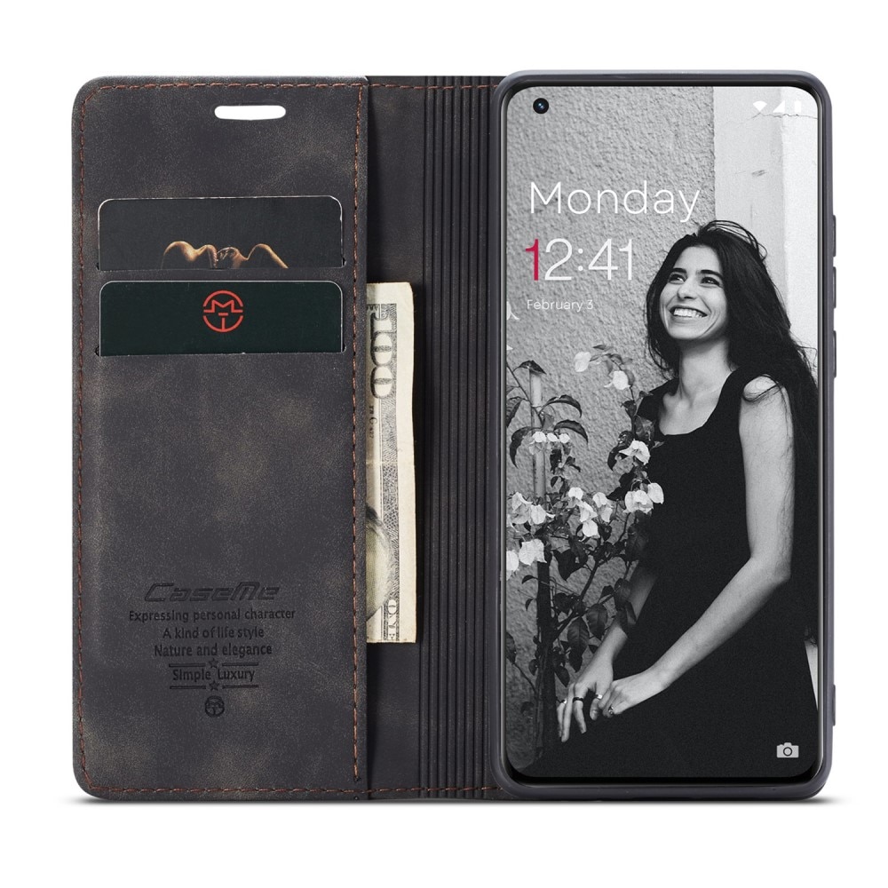 Slim Bookcover Hoesje  OnePlus 11 Zwart