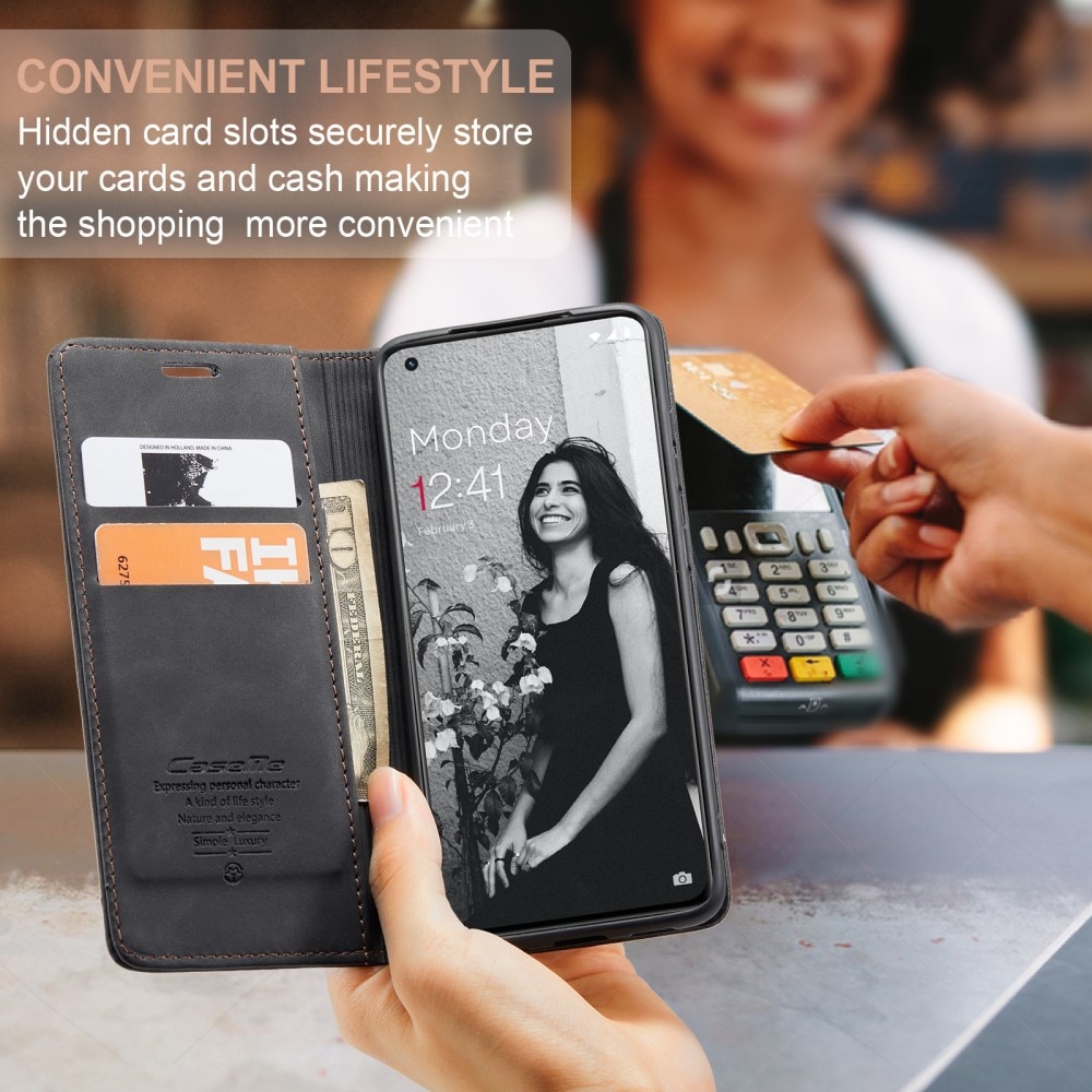 Slim Bookcover Hoesje  OnePlus 11 Zwart