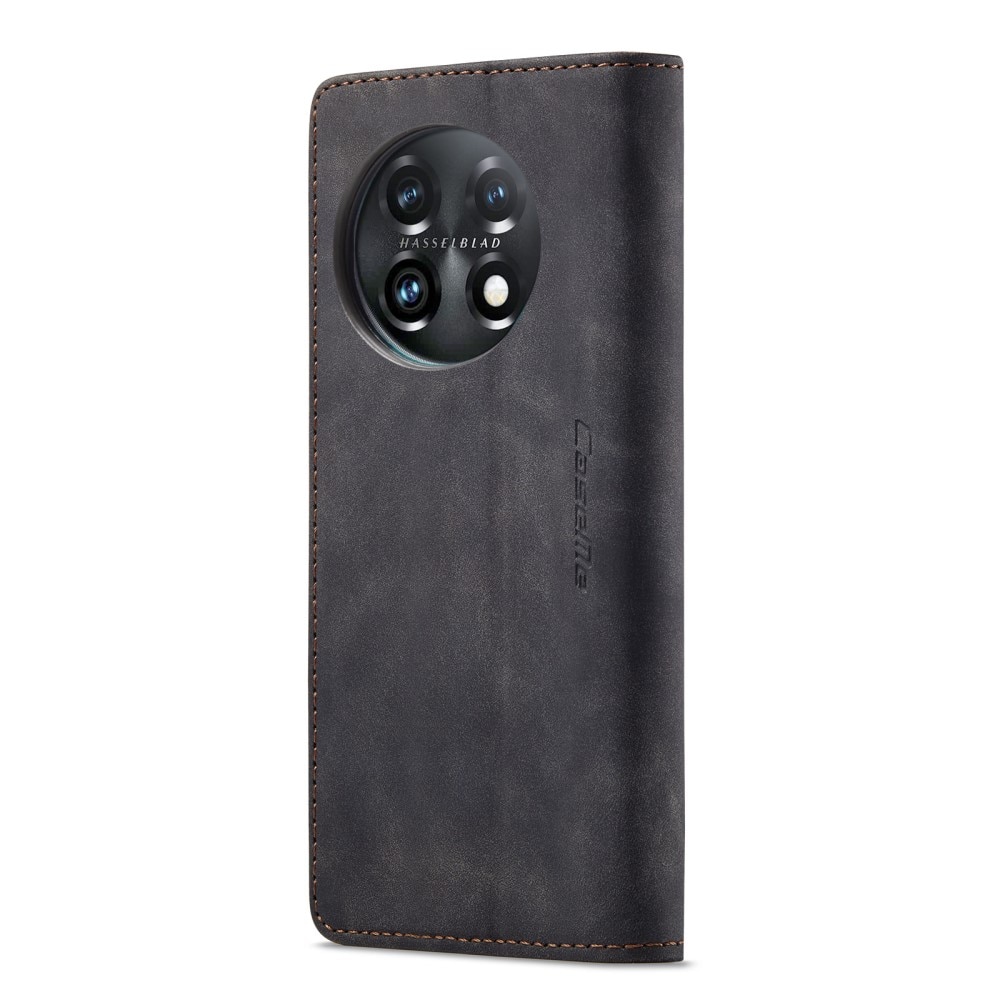 Slim Bookcover hoesje OnePlus 11 zwart