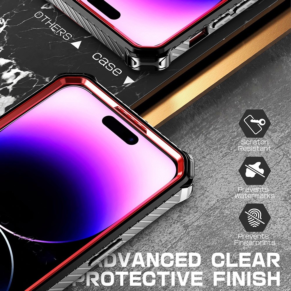 iPhone 13 Pro Hybridcase Tech MagSafe Ring zwart