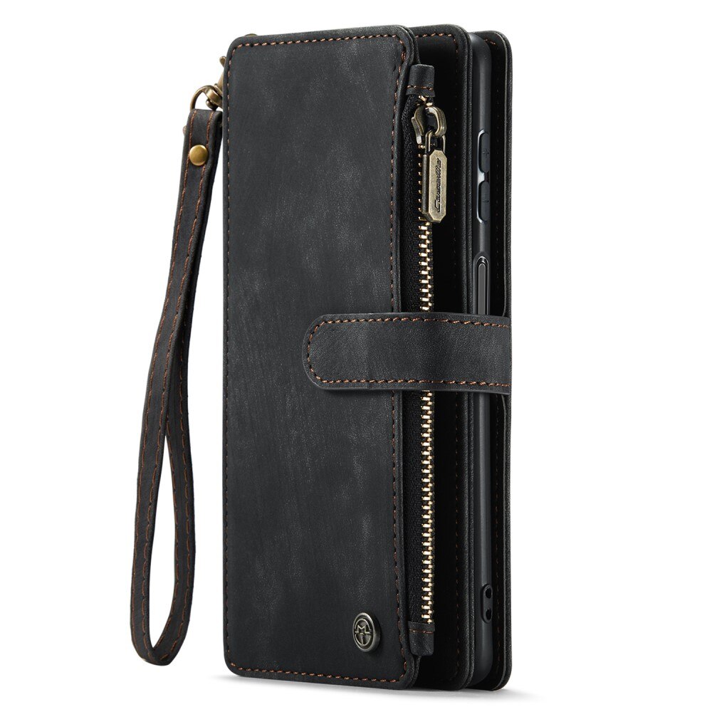Bookcover hoesje Rits Samsung Galaxy A54 Zwart