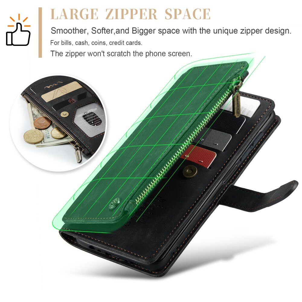 Bookcover hoesje Rits Samsung Galaxy A54 Zwart