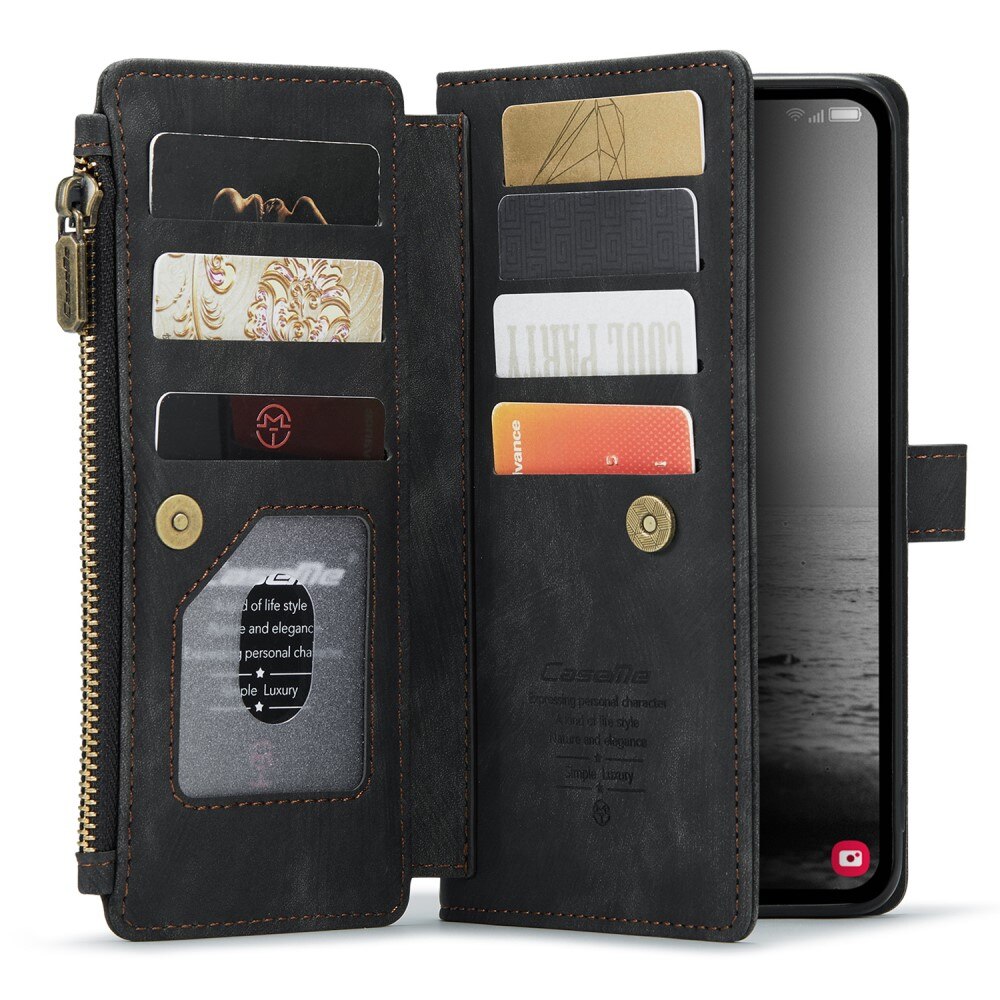 Bookcover hoesje Rits Samsung Galaxy A54 Zwart
