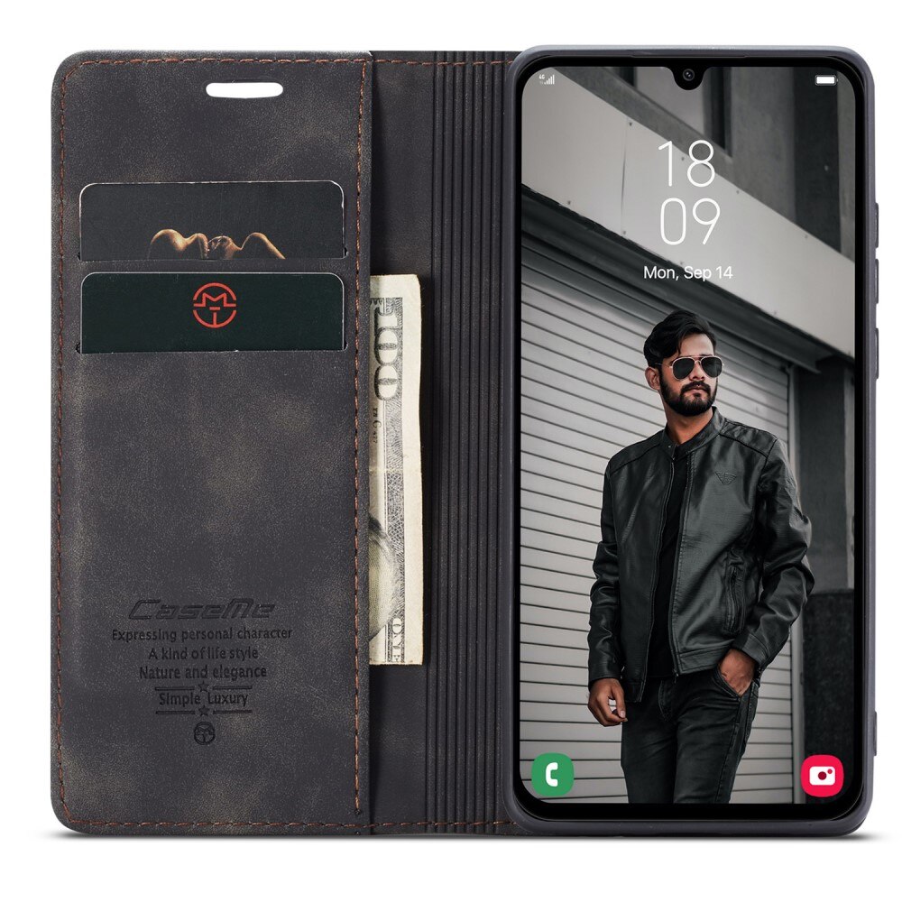Slim Bookcover Hoesje Samsung Galaxy A24 Zwart
