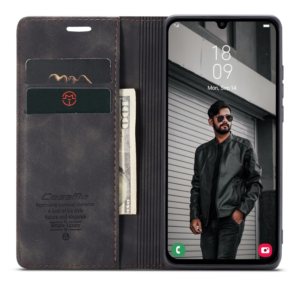 Slim Bookcover hoesje Samsung Galaxy A24 zwart