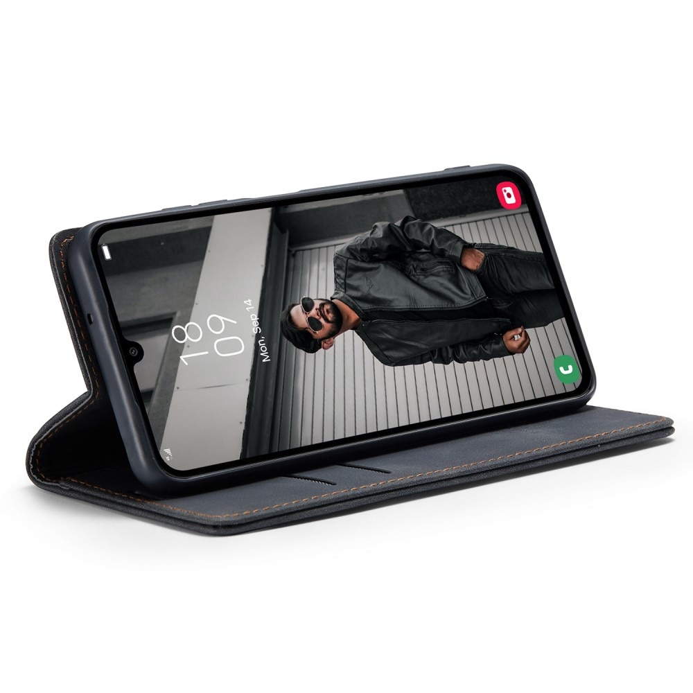 Slim Bookcover Hoesje Samsung Galaxy A24 Zwart