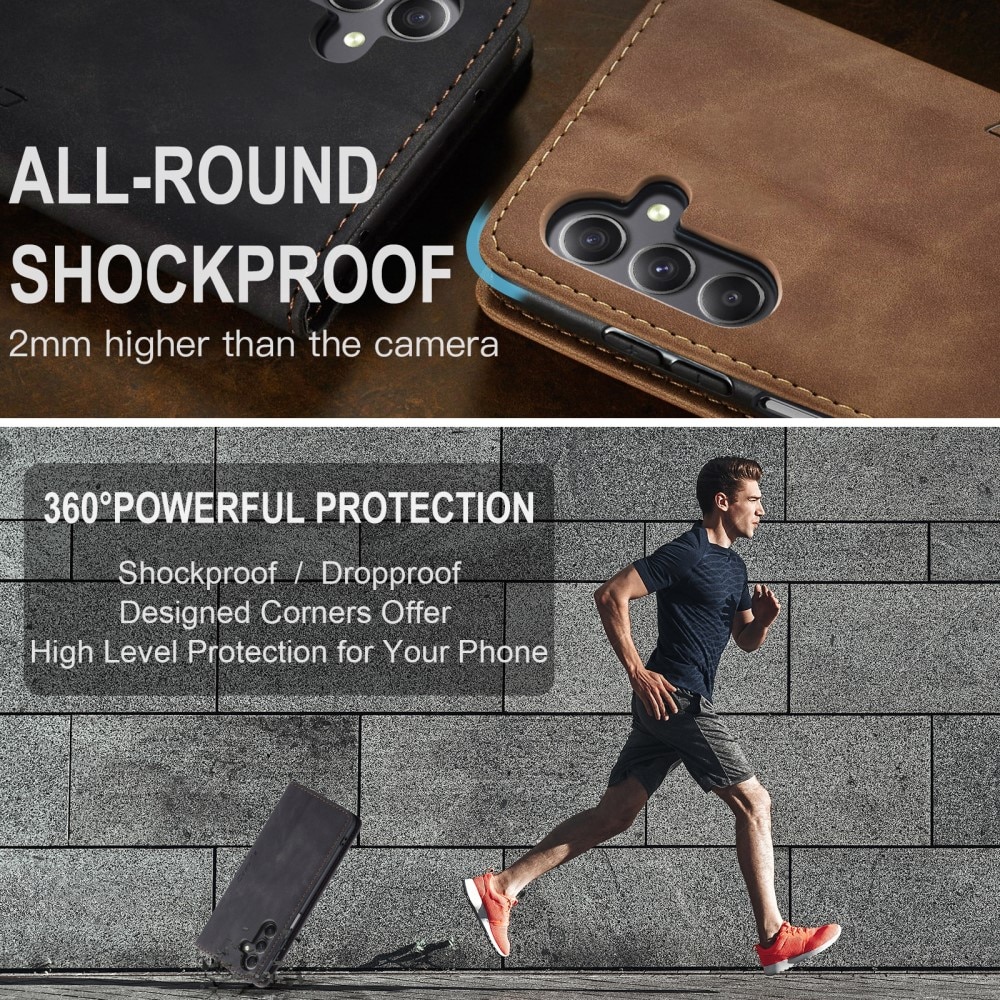 Slim Bookcover Hoesje Samsung Galaxy A24 Zwart
