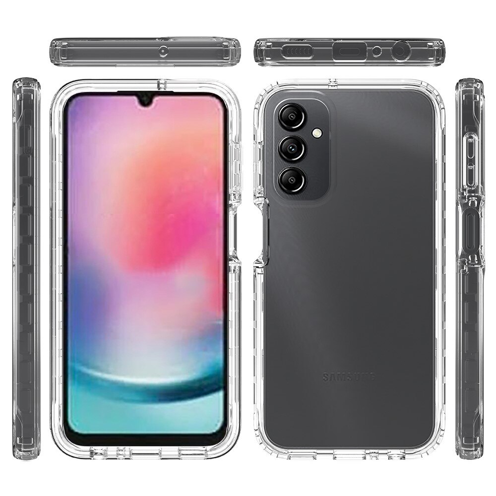 Samsung Galaxy A24 Full Protection Case Transparant