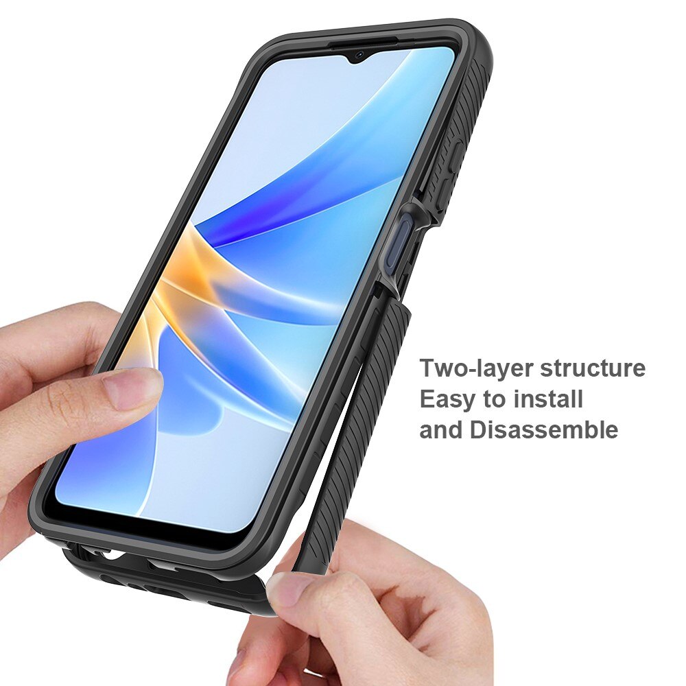 Oppo A17 Full Protection Case zwart