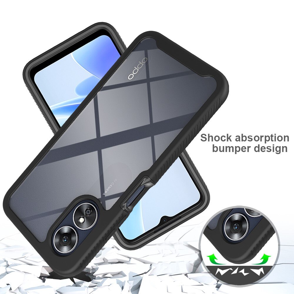 Oppo A17 Full Protection Case zwart