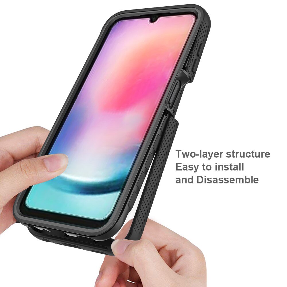 Samsung Galaxy A24 Full Protection Case Zwart