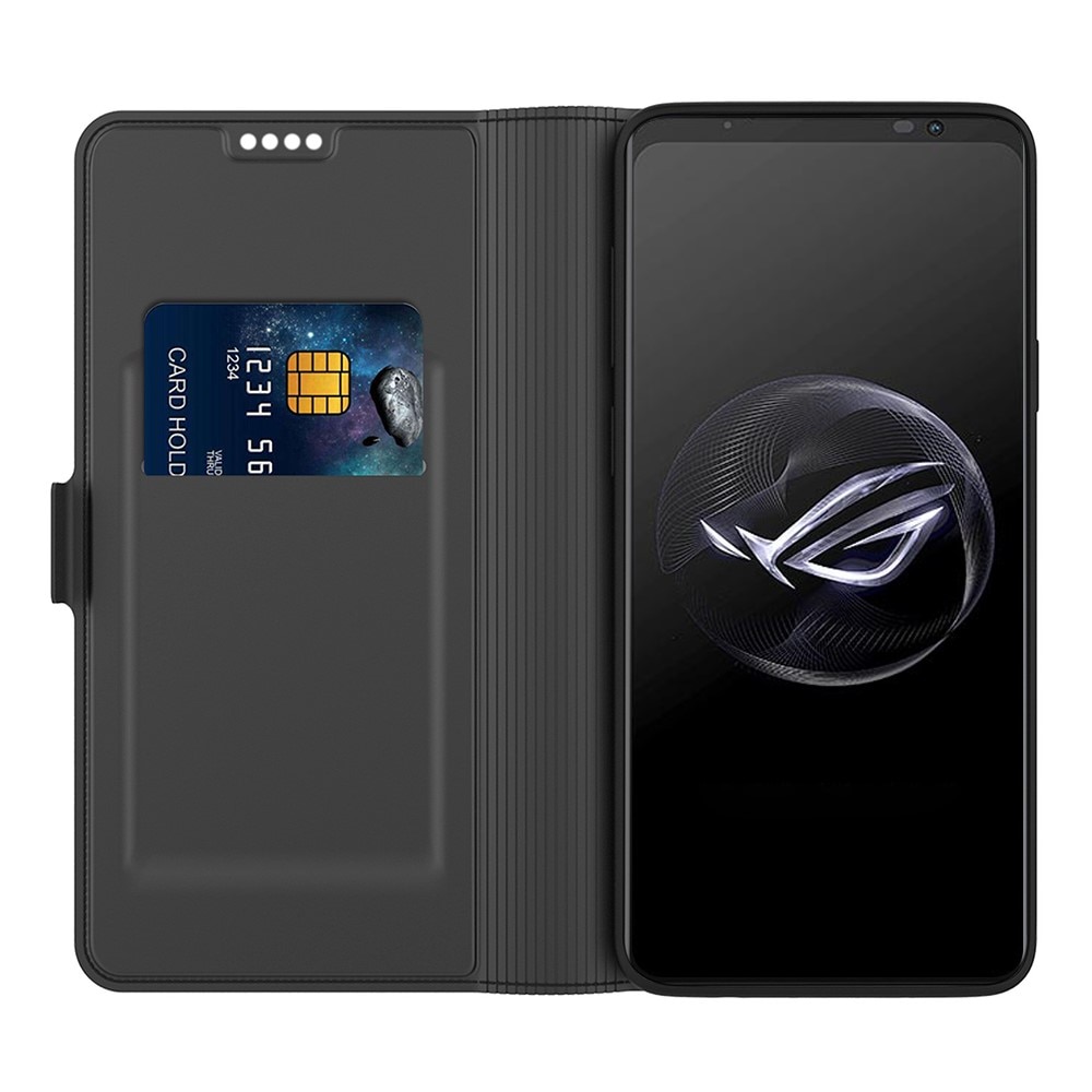 Slim Card Wallet Asus ROG Phone 7 zwart