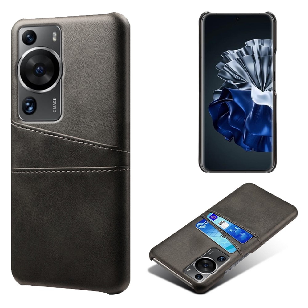 Card Slots Case Huawei P60/P60 Pro zwart