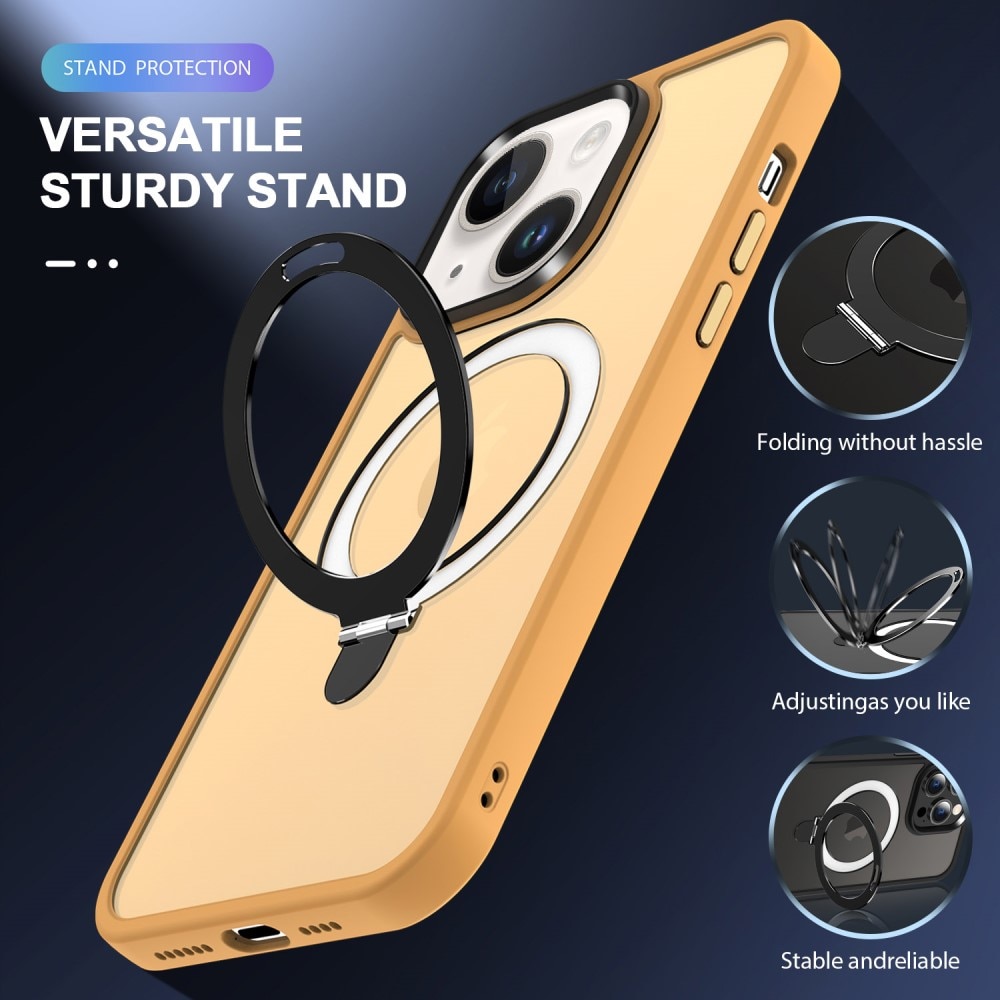 iPhone 13 Hybridcase MagSafe Ring Oranje