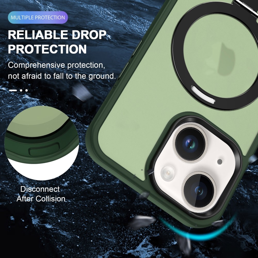 iPhone 13 Hybridcase MagSafe Ring Groen