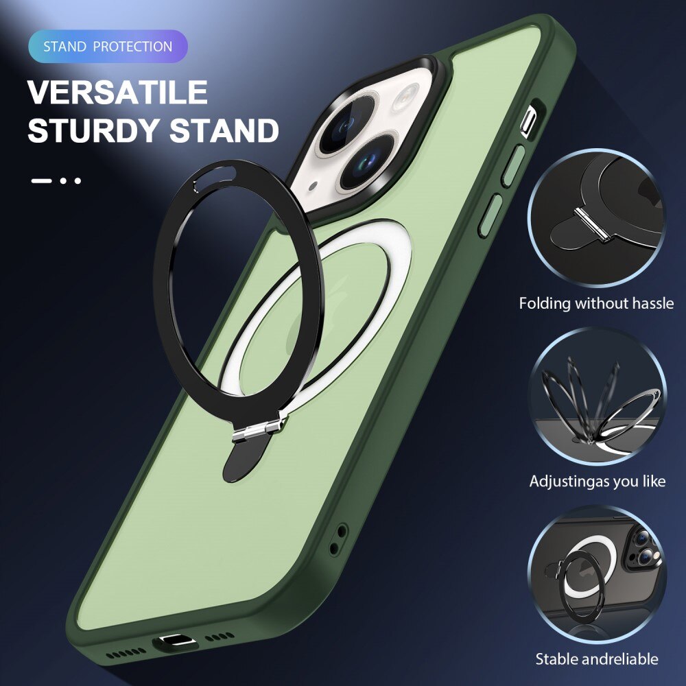 iPhone 13 Hybridcase MagSafe Ring Groen