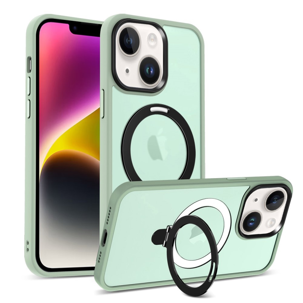 iPhone 14 Hybridcase MagSafe Ring licht groen
