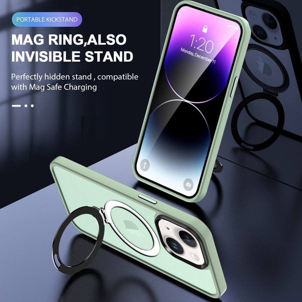 iPhone 13 Hybridcase MagSafe Ring licht groen