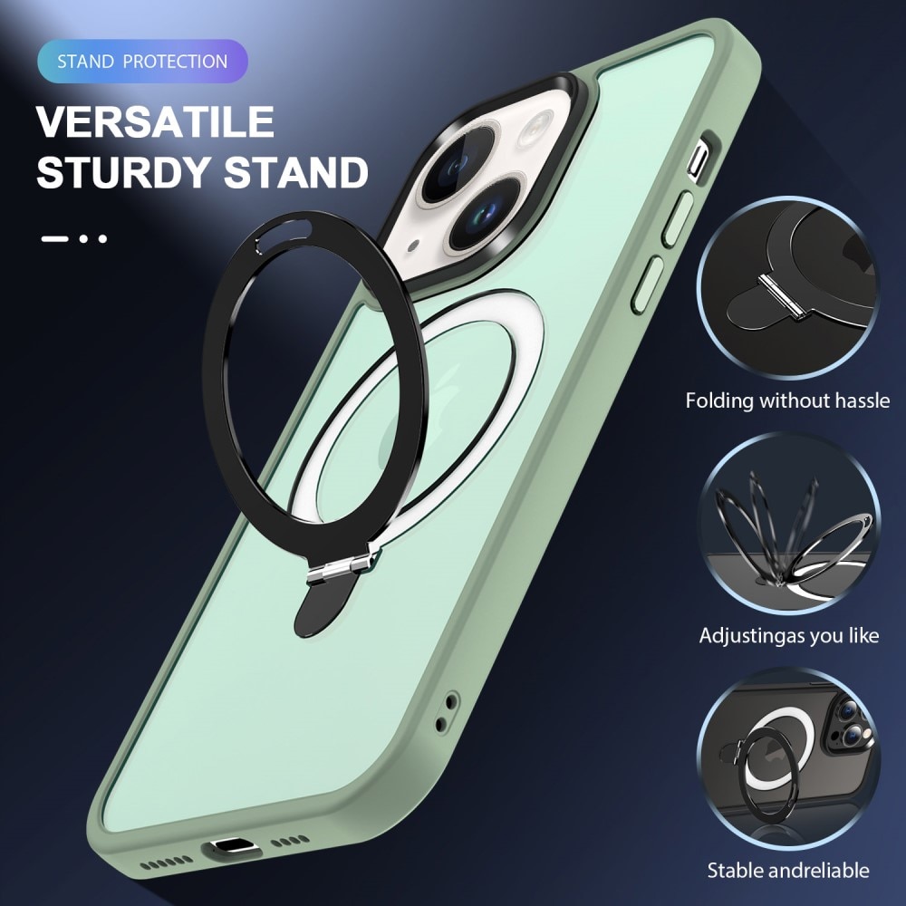 iPhone 13 Hybridcase Magnetic Ring Groen