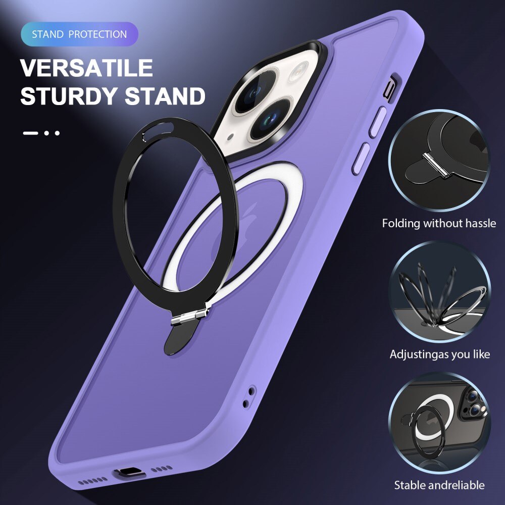 iPhone 13 Hybridcase MagSafe Ring Paars