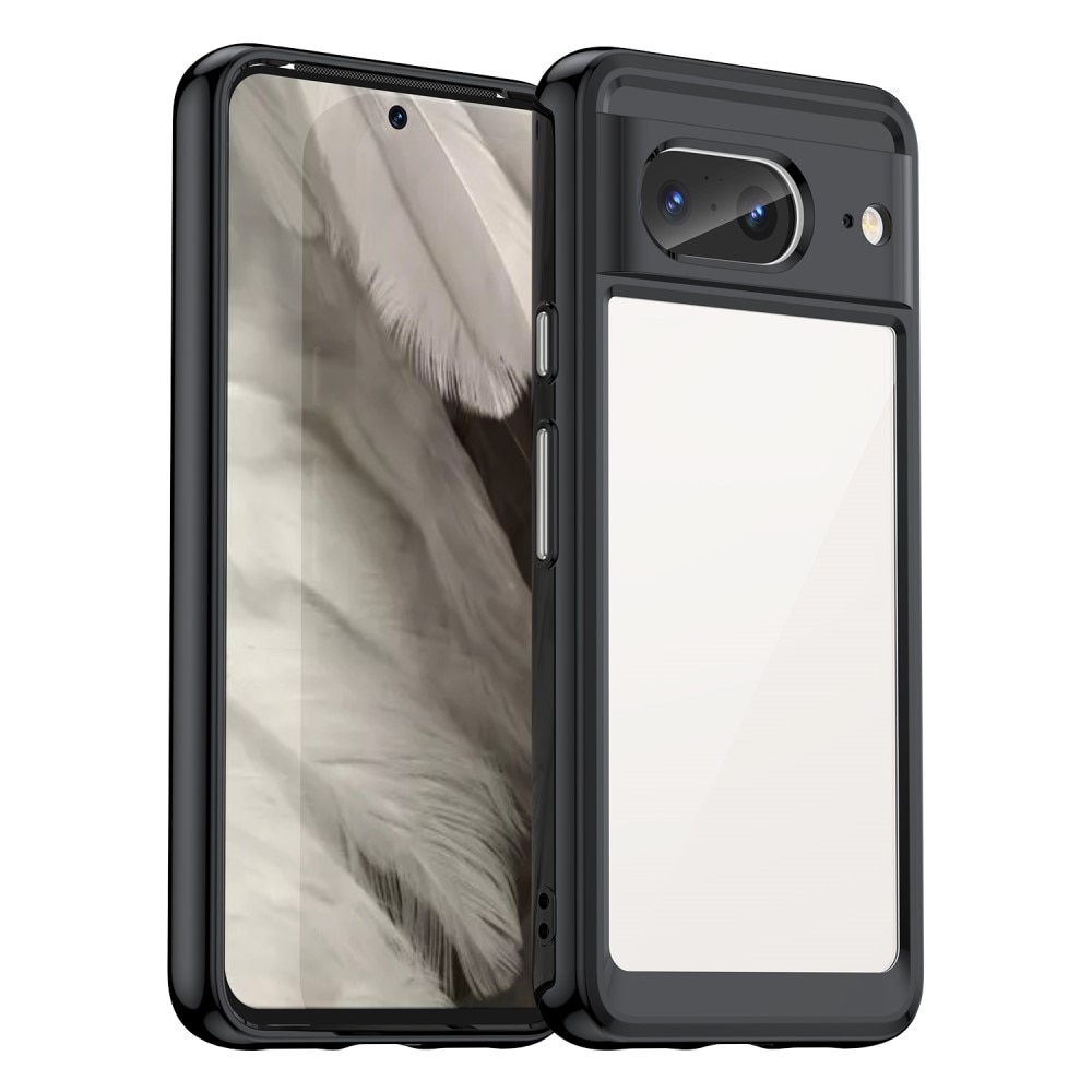 Crystal Hybrid Case Google Pixel 8 zwart