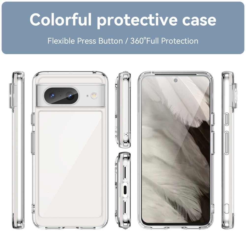 Crystal Hybrid Case Google Pixel 8 transparant