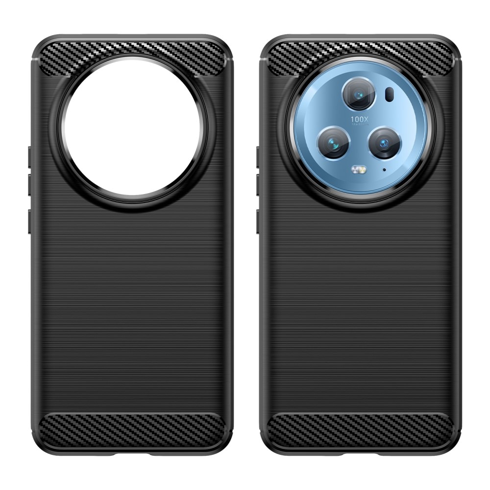 Hoesje TPU Brushed Honor Magic5 Pro zwart