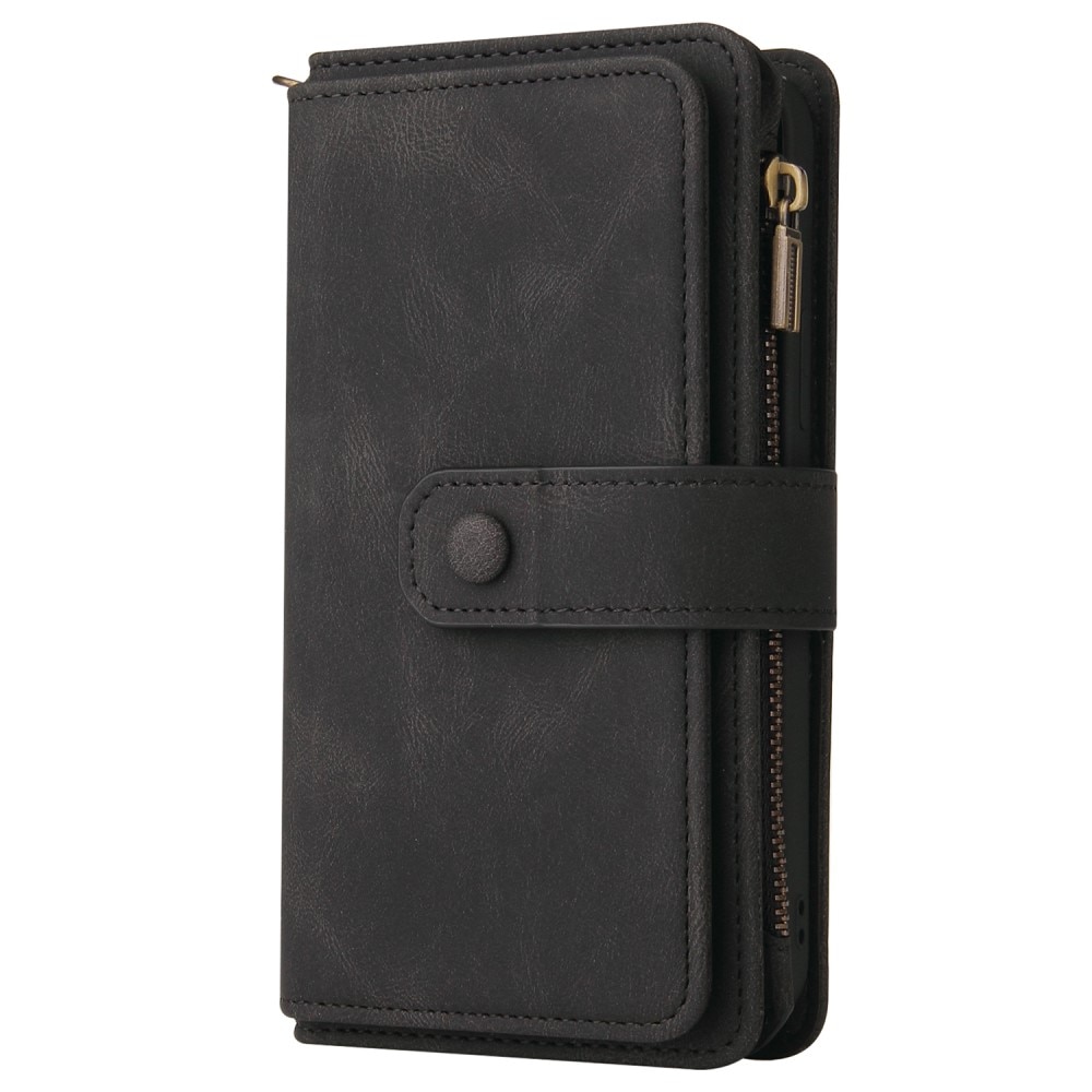 Motorola Moto G13 Leather Multi-Wallet zwart