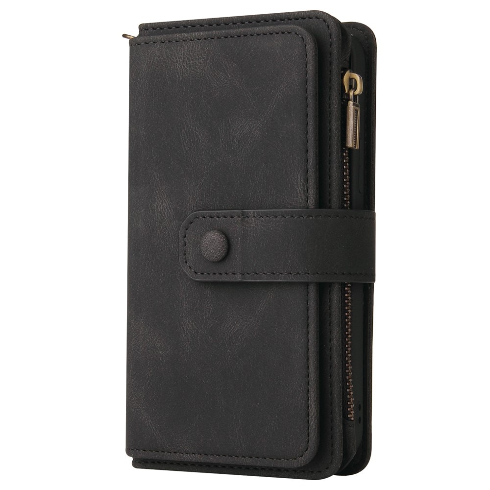 Motorola Moto G53 Leather Multi-Wallet zwart