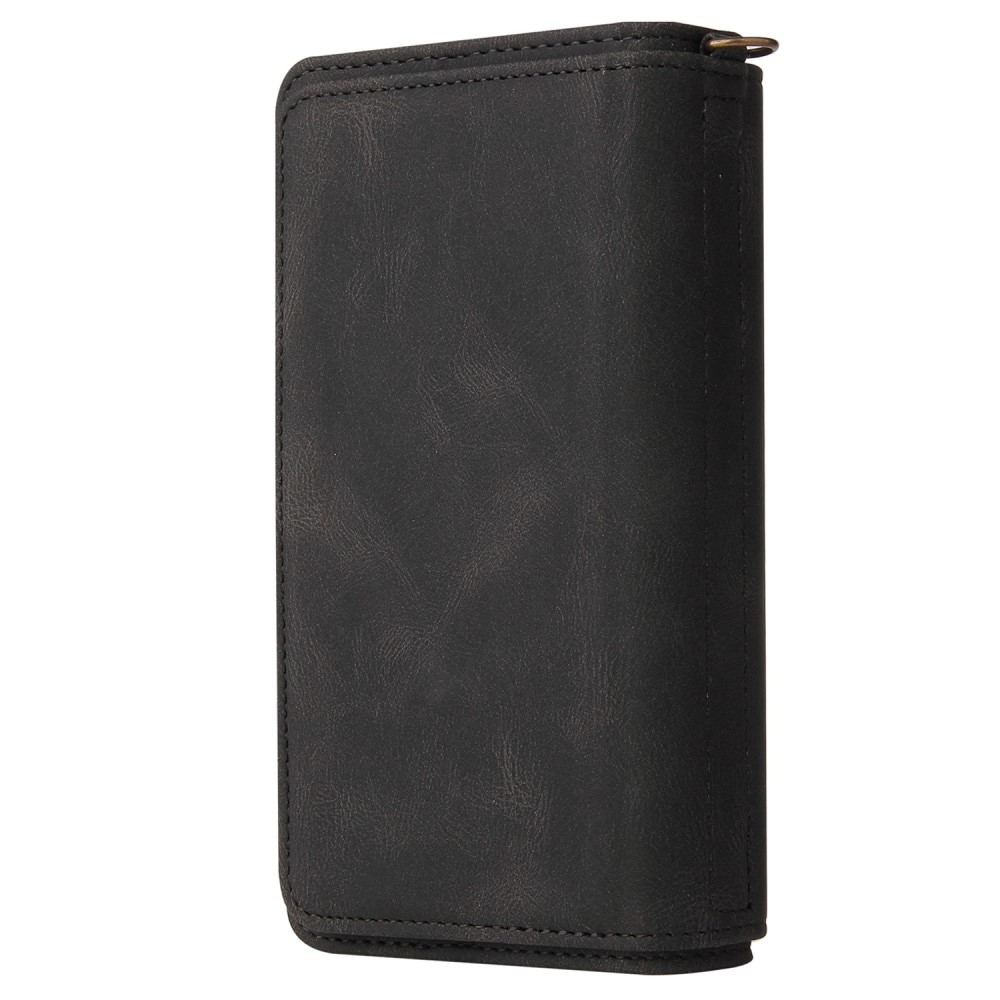 Motorola Moto G13 Leather Multi-Wallet zwart