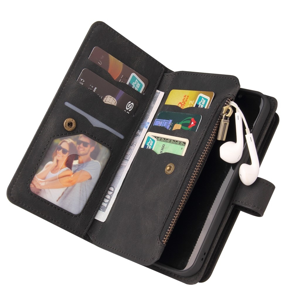 Motorola Moto G23 Leather Multi-Wallet zwart