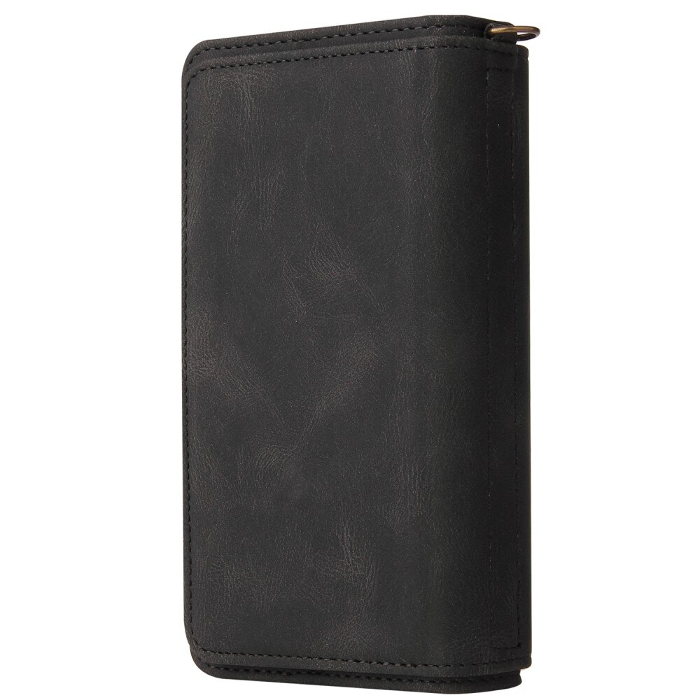 Motorola Moto E13 Leather Multi-Wallet zwart