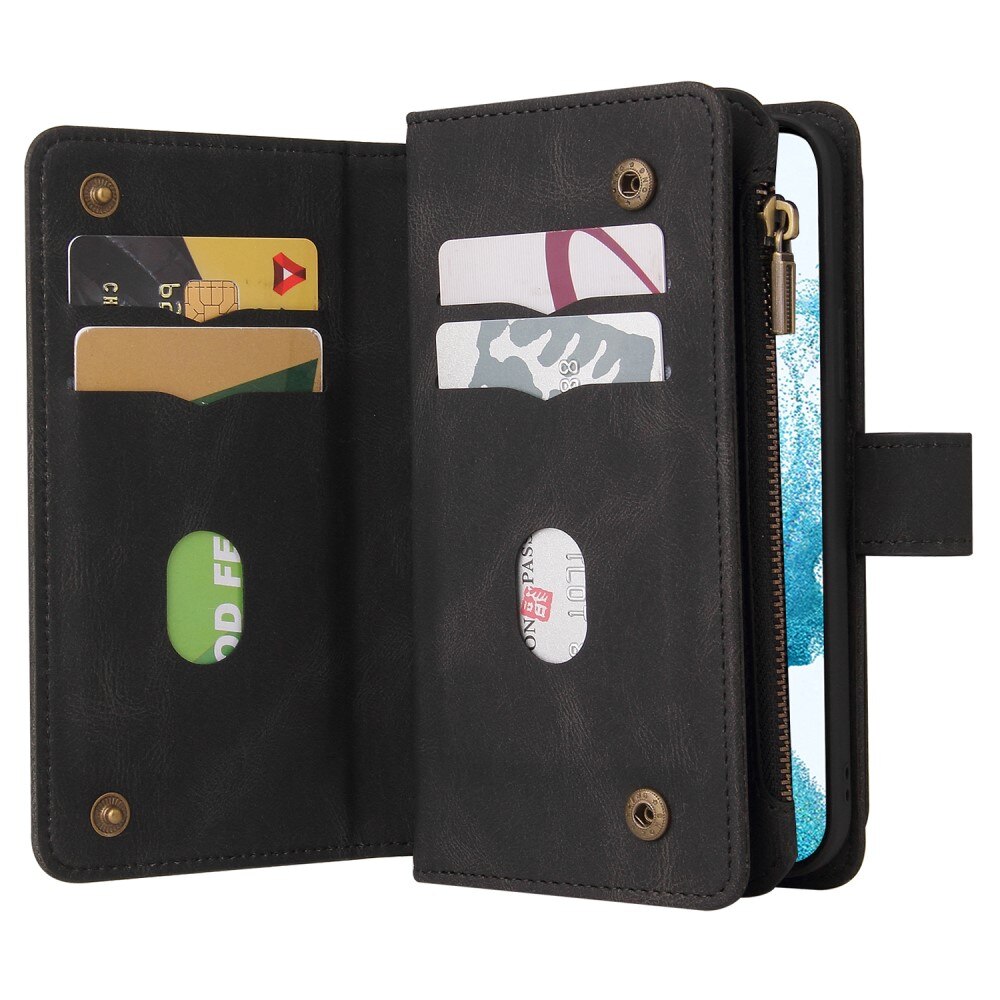 Samsung Galaxy A54 Leather Multi-Wallet zwart