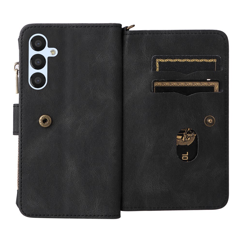 Samsung Galaxy A54 Leather Multi-Wallet zwart