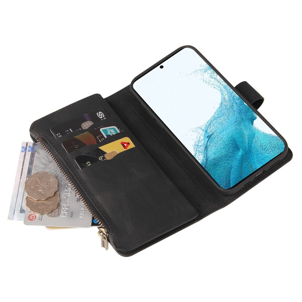 Samsung Galaxy A54 Leather Multi-Wallet zwart