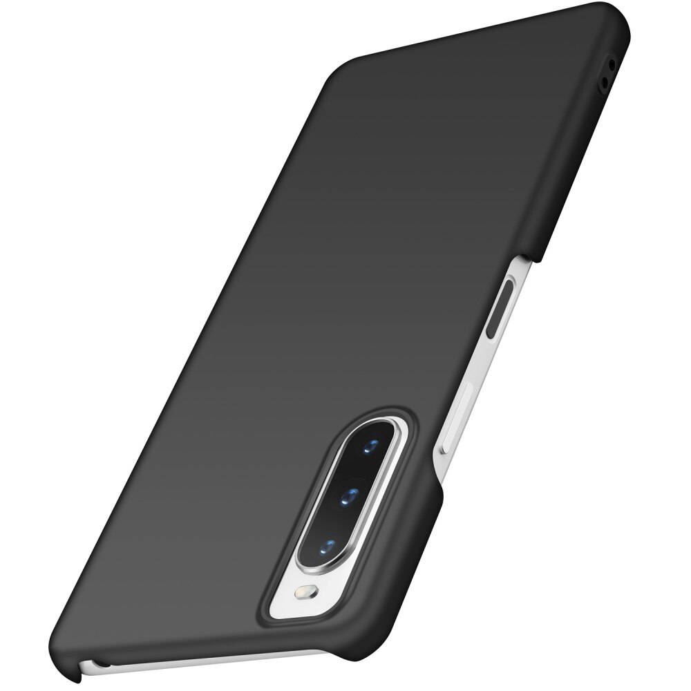 Sony Xperia 10 V Hardcase Gummicoating zwart