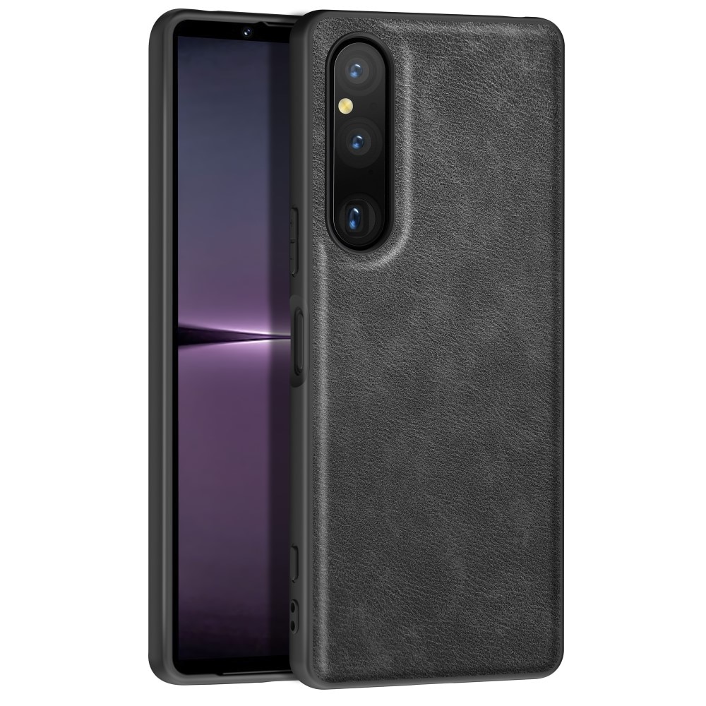 Sony Xperia 1 V Leren hoesje zwart