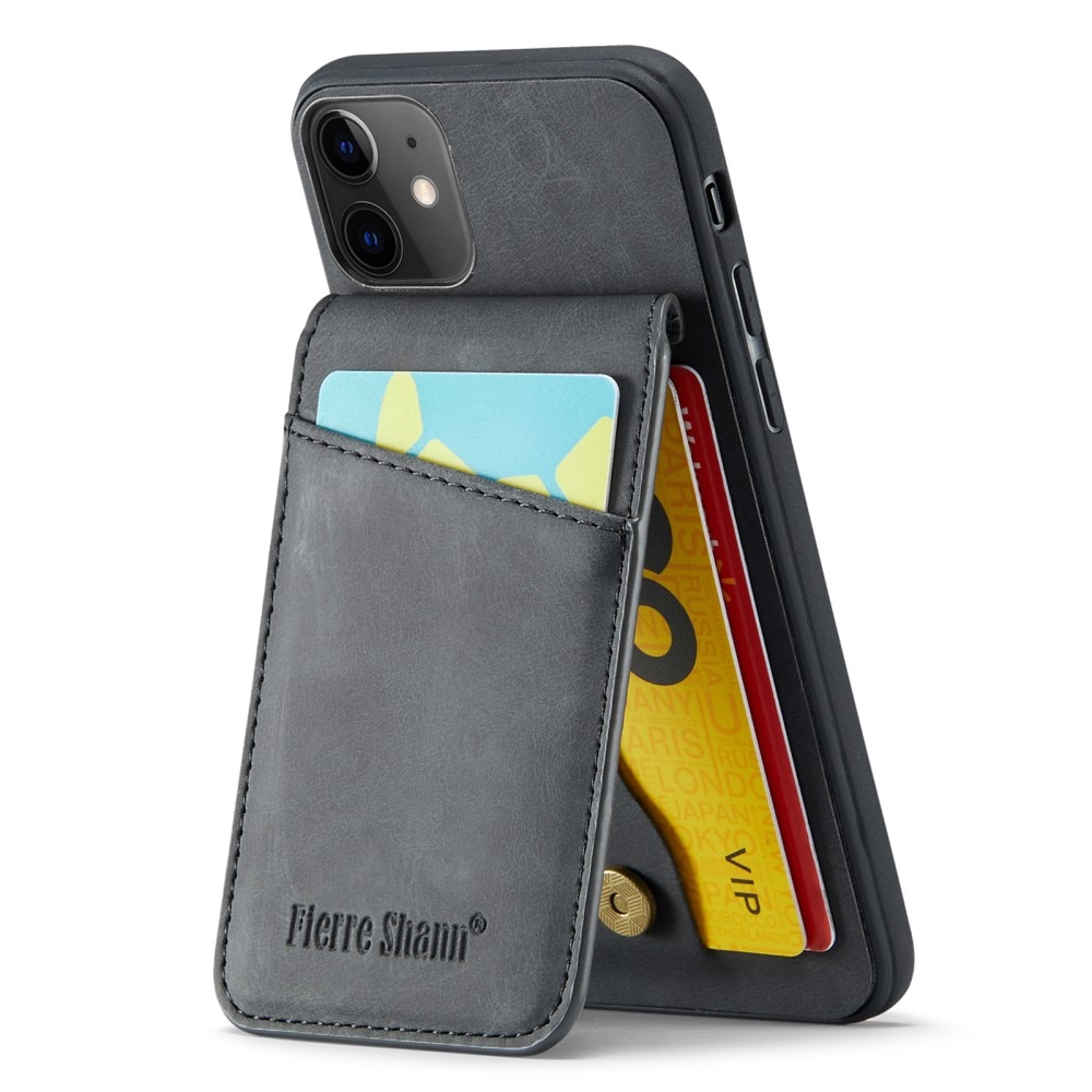 RFID blocking Multi-slot hoesje iPhone 11 zwart