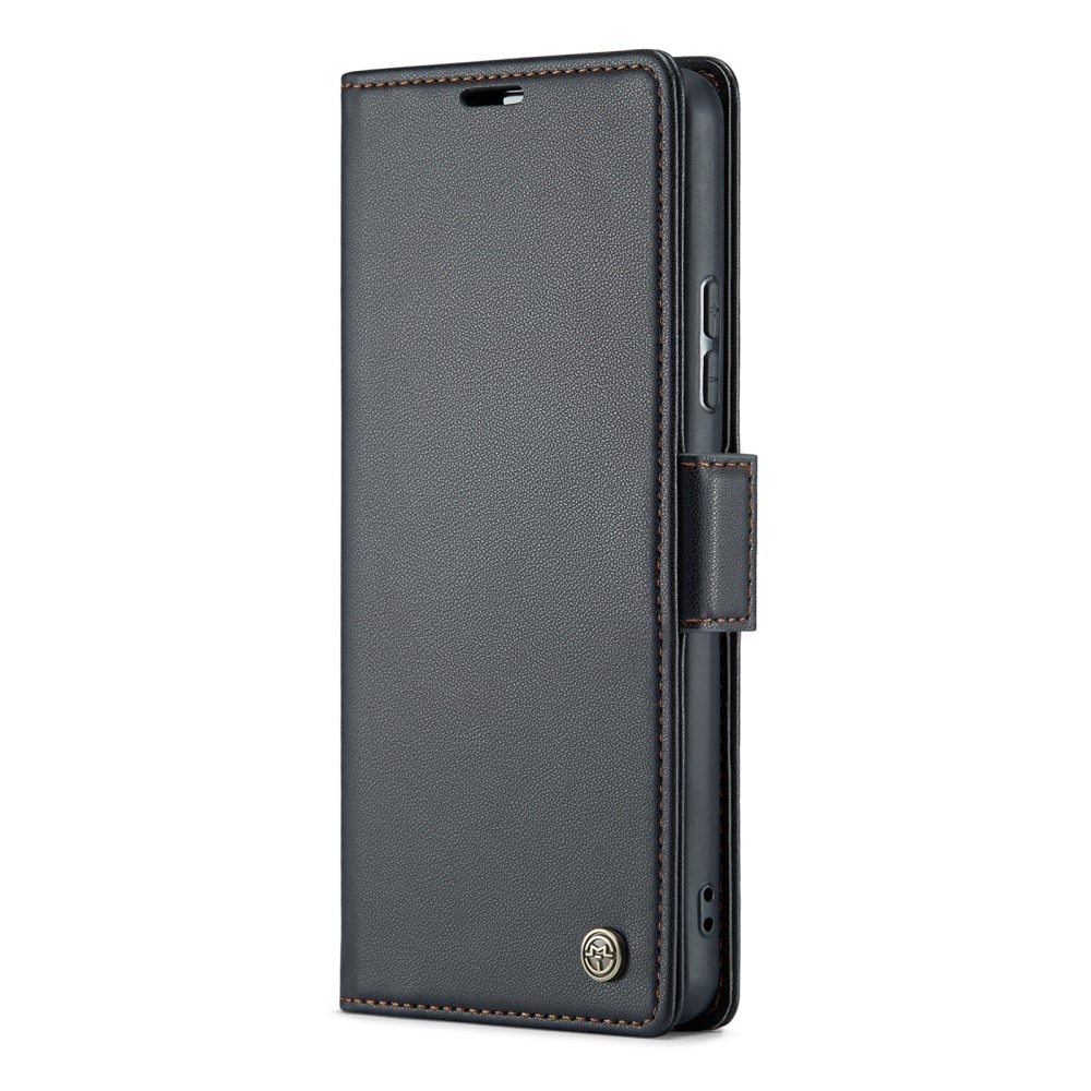 RFID blocking Slim Bookcover hoesje Samsung Galaxy A54 zwart