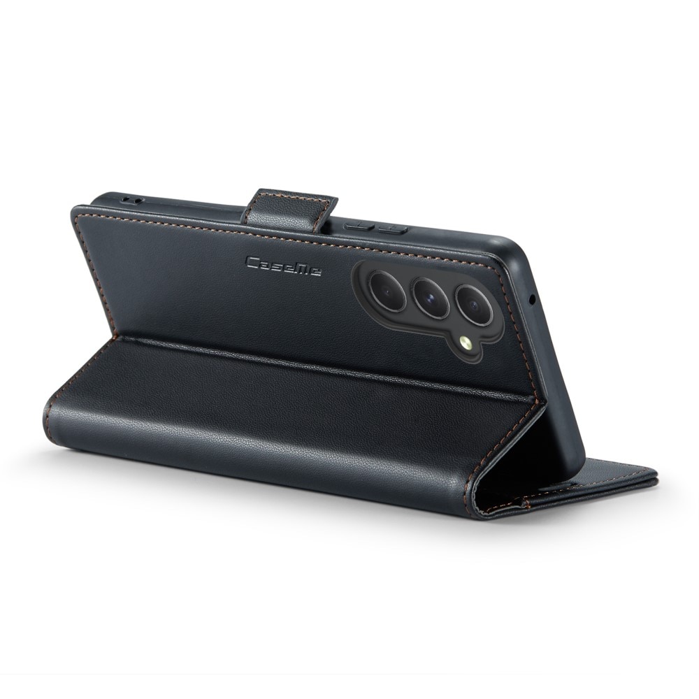 RFID blocking Slim Bookcover Hoesje Samsung Galaxy A54 Zwart