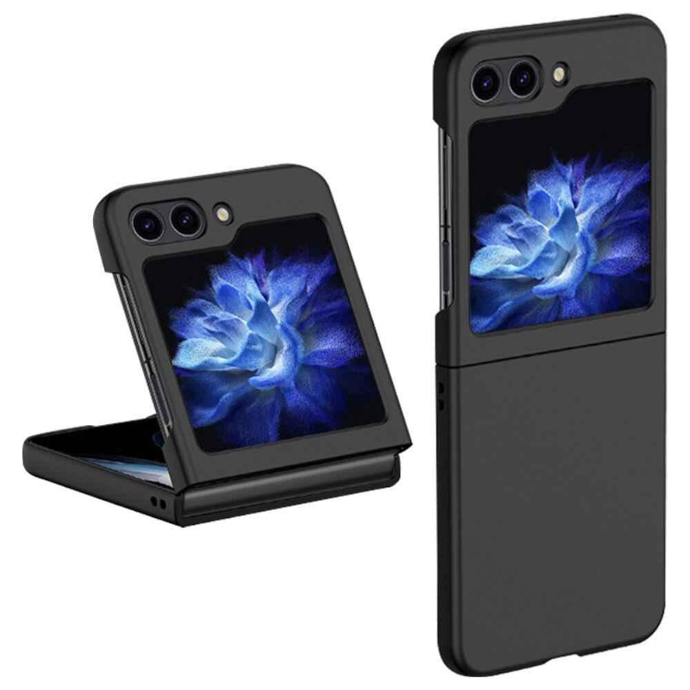 Samsung Galaxy Z Flip 5 Hardcase Gummicoating zwart