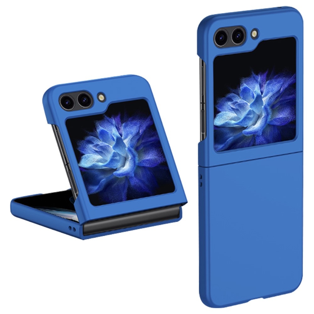 Samsung Galaxy Z Flip 5 Hardcase Gummicoating blauw
