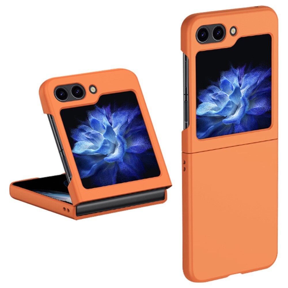 Samsung Galaxy Z Flip 5 Hardcase Gummicoating oranje