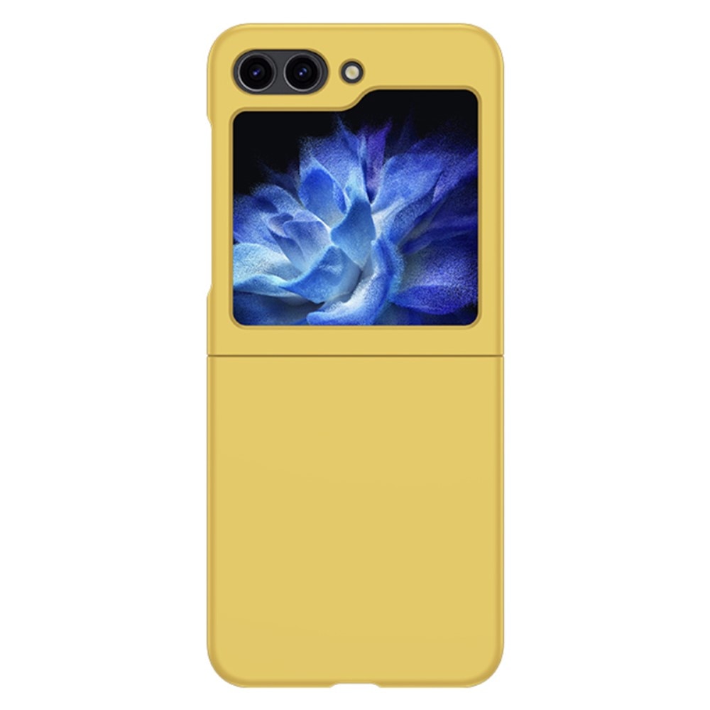 Samsung Galaxy Z Flip 5 Hardcase Gummicoating geel