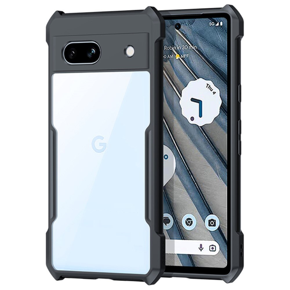 Google Pixel 7a Hybridcase Bumper zwart